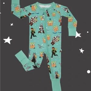 Little Sleepies Star Wars Grogu & Friends Bamboo Viscose Zippy (12-18 months)
